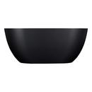 Signature Hardware Matte Black 66 x 32 in. Freestanding Bathtub Center 