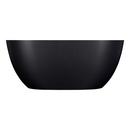 Signature Hardware Matte Black 66 x 32 in. Freestanding Bathtub Center 