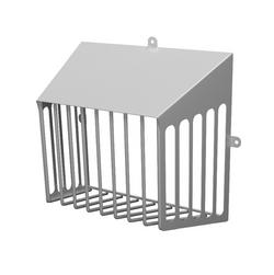 8 in. White Plastic Defender Access Dryer Vent Cover