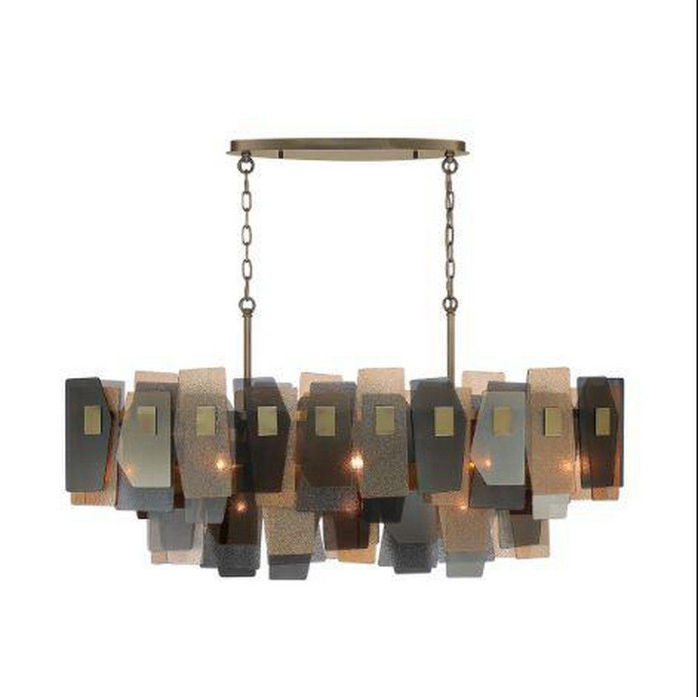 COCOLINA 11 LIGHT CHANDELIER IN BRONZE 