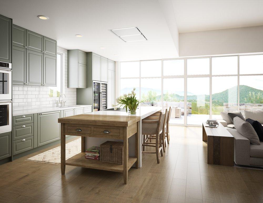 Lux Connect 43 in. LED Hood Body Only in White 