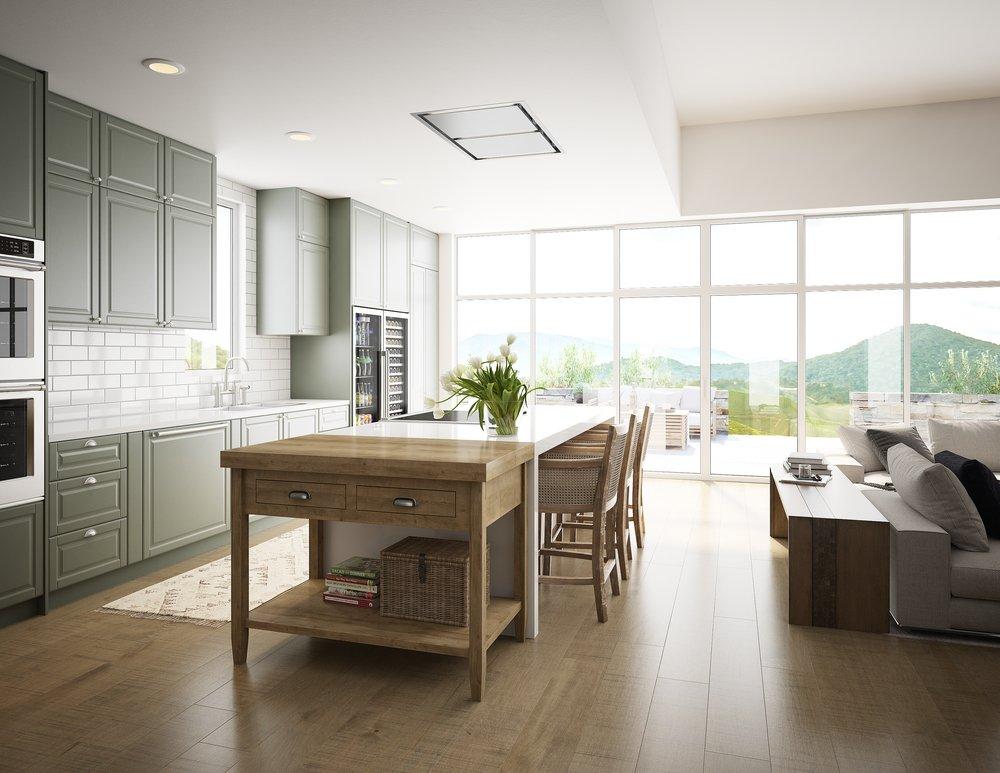 Lux Connect 43 in. LED Hood Body Only in Stainless Steel 