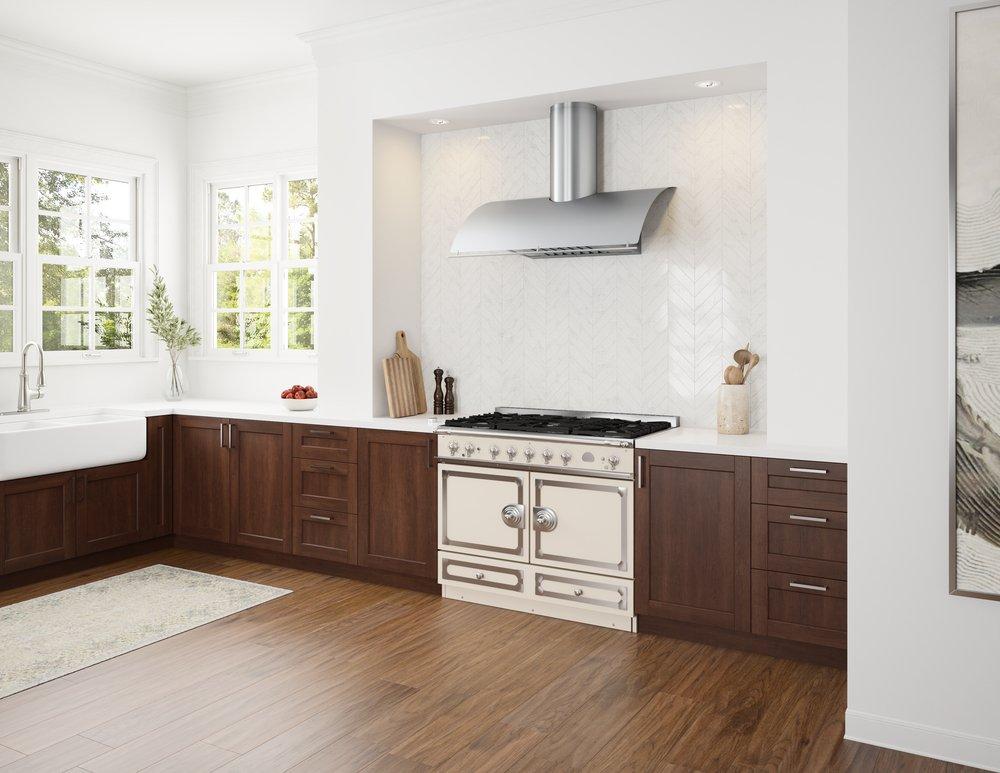 Okeanito 48 in. LED Hood Body Only in Stainless Steel 