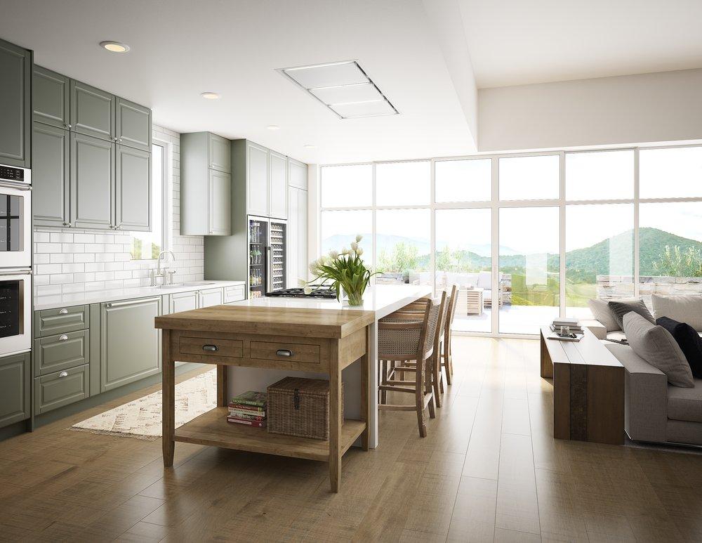 Lux Connect 63 in. LED Hood Body Only in White 