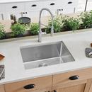 BLANCO Polished Satin 25 x 18 in. No Hole Stainless Steel 1 Bowl Undermount Kitchen Sink 