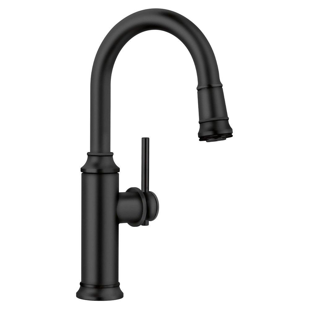 BLANCO Matte Black Single Handle Lever Bar Faucet 