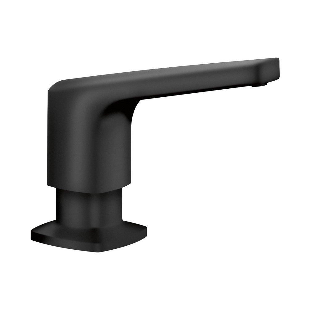 BLANCO Matte Black 16.9 oz. Deck Mount Brass Soap Dispenser 
