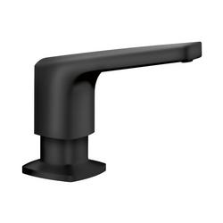 16.9 oz. Deck Mount Brass Soap Dispenser in Matte Black
