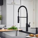 BLANCO Matte Black Single Handle Pull Down Kitchen Faucet 