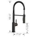 BLANCO Matte Black Single Handle Pull Down Kitchen Faucet 