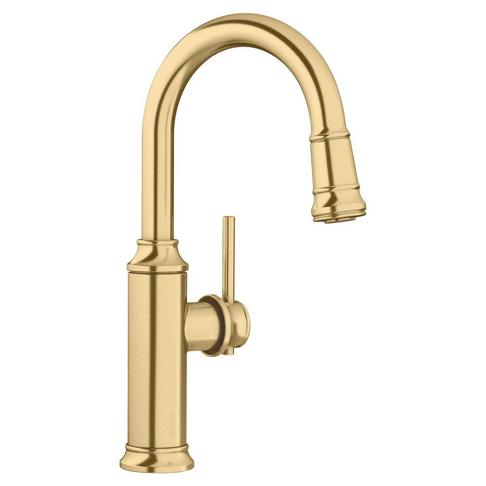EMPRESSA BAR PULL-DOWN STREAM ONLY 1.5 GPM - SATIN GOLD 