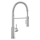 BLANCO PVD Steel Single Handle Pull Down Kitchen Faucet 