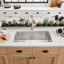BLANCO Polished Satin 32 x 18 in. No Hole Stainless Steel 1 Bowl Undermount Kitchen Sink 
