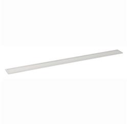 4-3/4 x 1/2 in. 36W 1-Light Integrated LED Modern and Transitional Flush Mount Ceiling Fixture in White