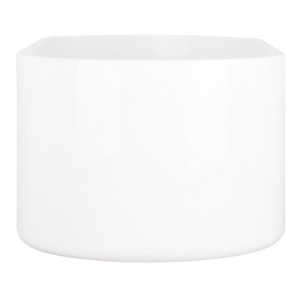 66-3/4  x 31-1/4 in. Freestanding Bathtub with Center Drain in White 