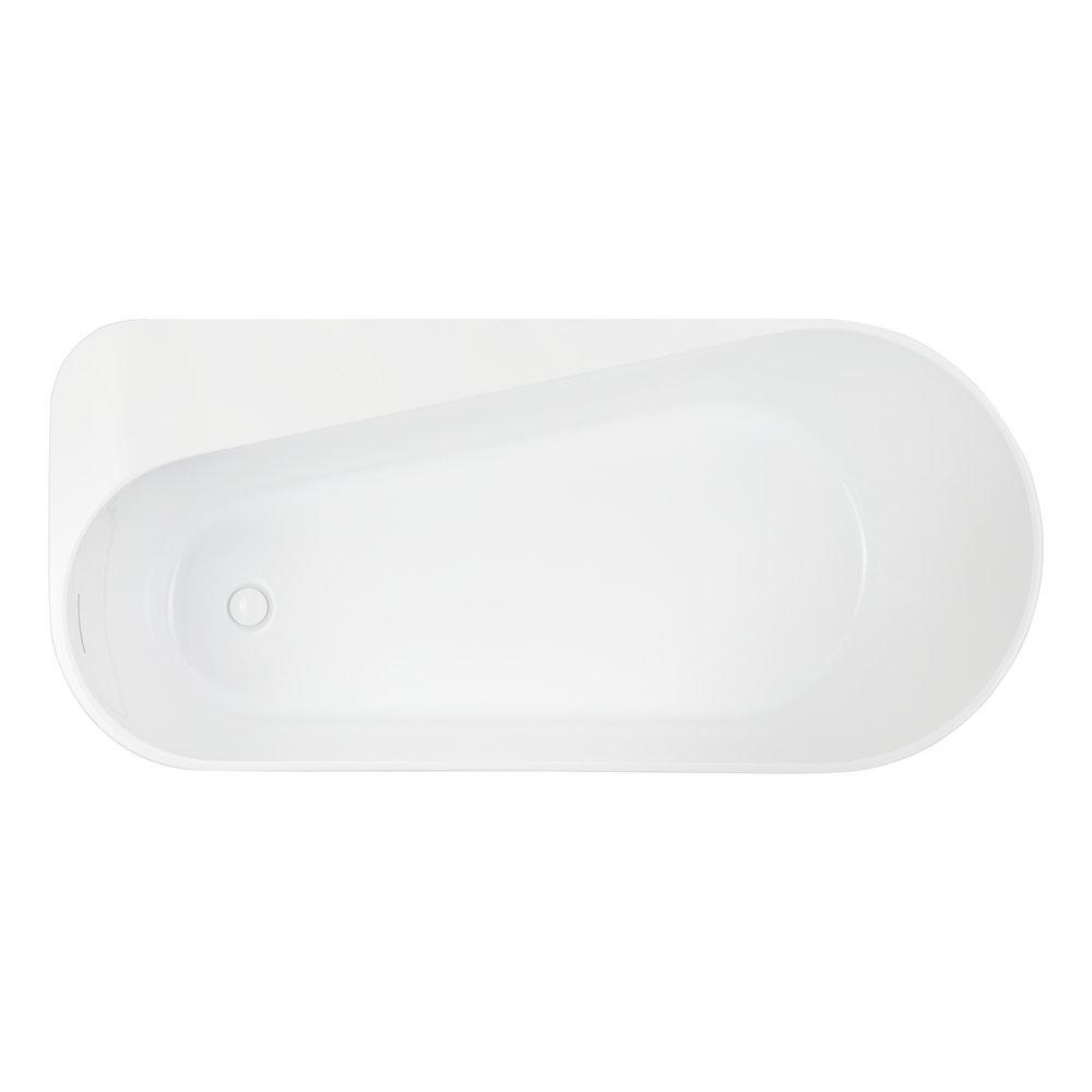 Signature Hardware White 65-3/4  x 30 in. Freestanding Bathtub in White 