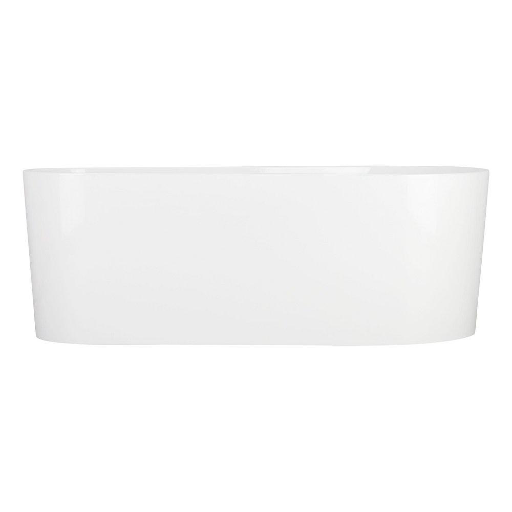 Signature Hardware White 65-3/4  x 30 in. Freestanding Bathtub in White 