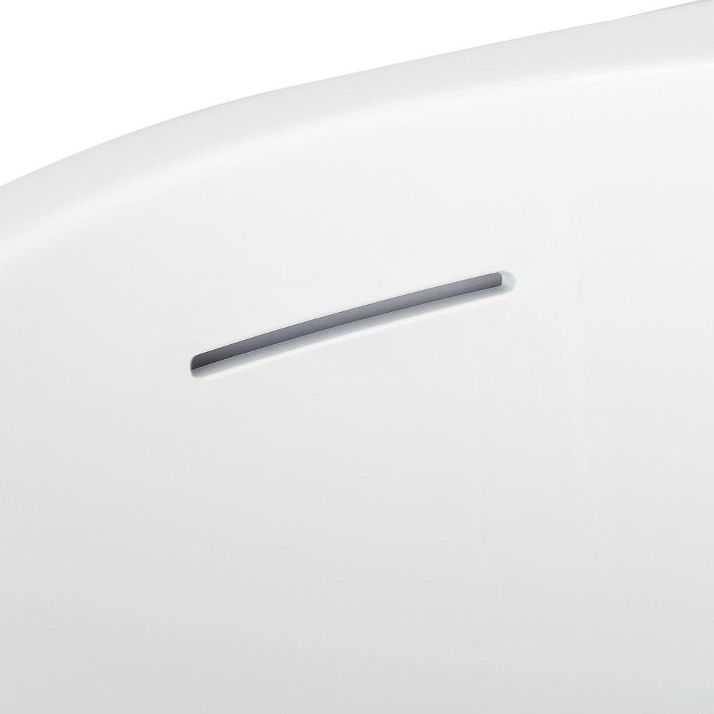 Signature Hardware White 65-3/4  x 30 in. Freestanding Bathtub in White 