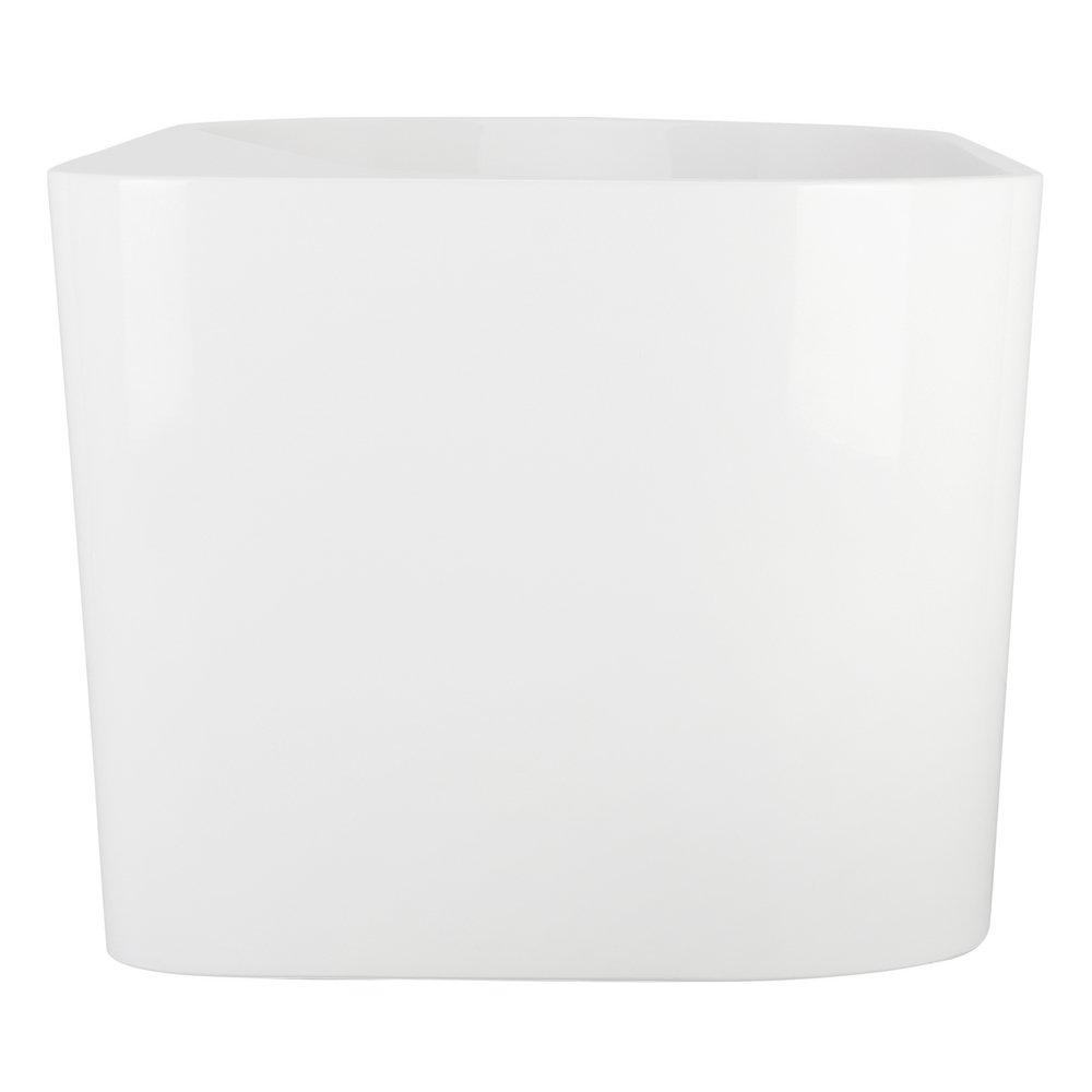 Signature Hardware White 65-3/4  x 30 in. Freestanding Bathtub in White 