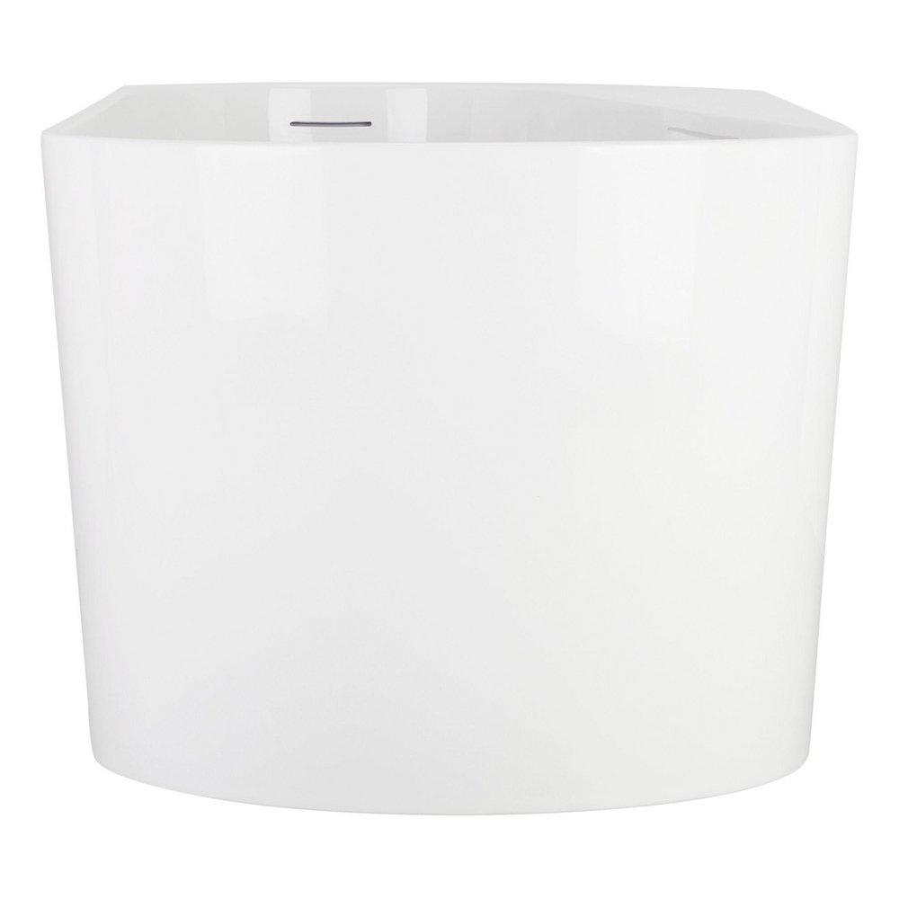 Signature Hardware White 65-3/4  x 30 in. Freestanding Bathtub in White 
