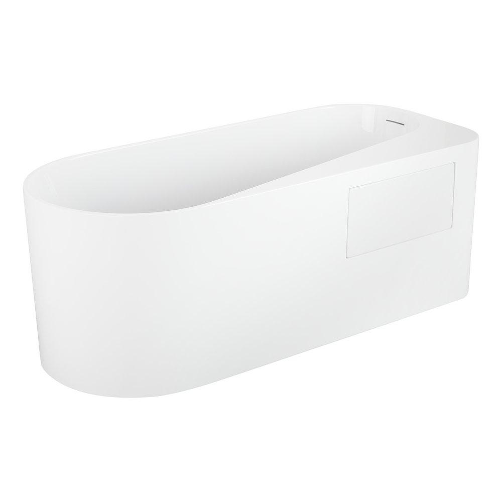 Signature Hardware White 65-3/4  x 30 in. Freestanding Bathtub in White 