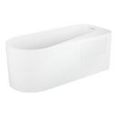 Signature Hardware White 65-3/4  x 30 in. Freestanding Bathtub in White 