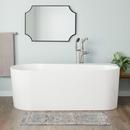 65-3/4  x 30 in. Freestanding Bathtub with Right Drain in White