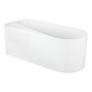 Signature Hardware White 65-3/4  x 30 in. Freestanding Bathtub in White 