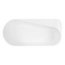 Signature Hardware White 65-3/4  x 30 in. Freestanding Bathtub in White 