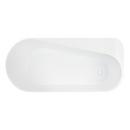 Signature Hardware White 65-3/4  x 30 in. Freestanding Bathtub in White 