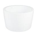 Signature Hardware White/White 41-1/8 in. Freestanding Bathtub with Center Drain 