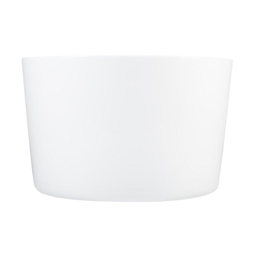 Signature Hardware White/White 41-1/8 in. Freestanding Bathtub with Center Drain 