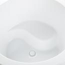 Signature Hardware White 41-1/8 in. Freestanding Bathtub with Center Drain 