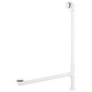 63 x 28 in. Freestanding Bathtub with Center Drain in White - Less Drain Assembly 