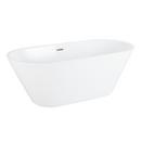 62 DANAE ACRYLIC FREESTANDING TUB WHITE TRIM KIT 