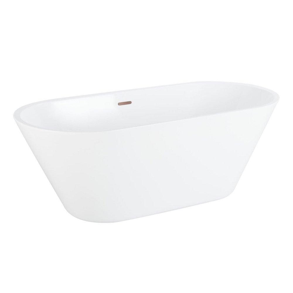 66 DANAE ACRYLIC FREESTANDING TUB BLACK TRIM KIT 