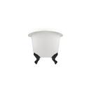 Signature Hardware White 63 x 28 in. Freestanding Clawfoot Bathtub with Center Drain in White - Less Drain Assembly 