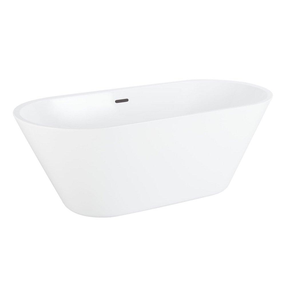 70 DANAE ACRYLIC FREESTANDING TUB POLISHED BRASS TRIM KIT 