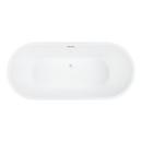 70 DANAE ACRYLIC FREESTANDING TUB POLISHED BRASS TRIM KIT 