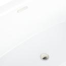 Signature Hardware White/White 68-11/16 x 31-5/16 in. Freestanding Bathtub with Center Drain 