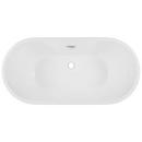 61 BOYCE ACRYLIC TUB AIR MASSAGE POLISHED BRASS DRAIN TRIM 
