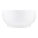 Signature Hardware White/White 51 in. Freestanding Bathtub with Center Drain 