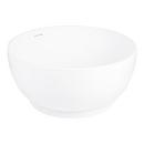 Signature Hardware White/White 51 in. Freestanding Bathtub with Center Drain 