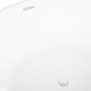 Signature Hardware White 51 in. Freestanding Bathtub with Center Drain 