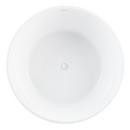 51-3/16 in x 51 in Freestanding Bathtub Center Drain in White 