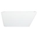 67 JAIDYN ACRYLIC FREESTANDING TUB TAP DECK / NO DRILLINGS POLISHED BRASS TRIM 