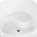41 SIGLO ROUND JAPANESE SOAKING TUB NO FAUCET HOLES WHITE TRIM KIT WITH FOAM 