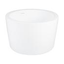 41-1/8  x 41-1/8 in. Freestanding Bathtub with Center Drain in White 