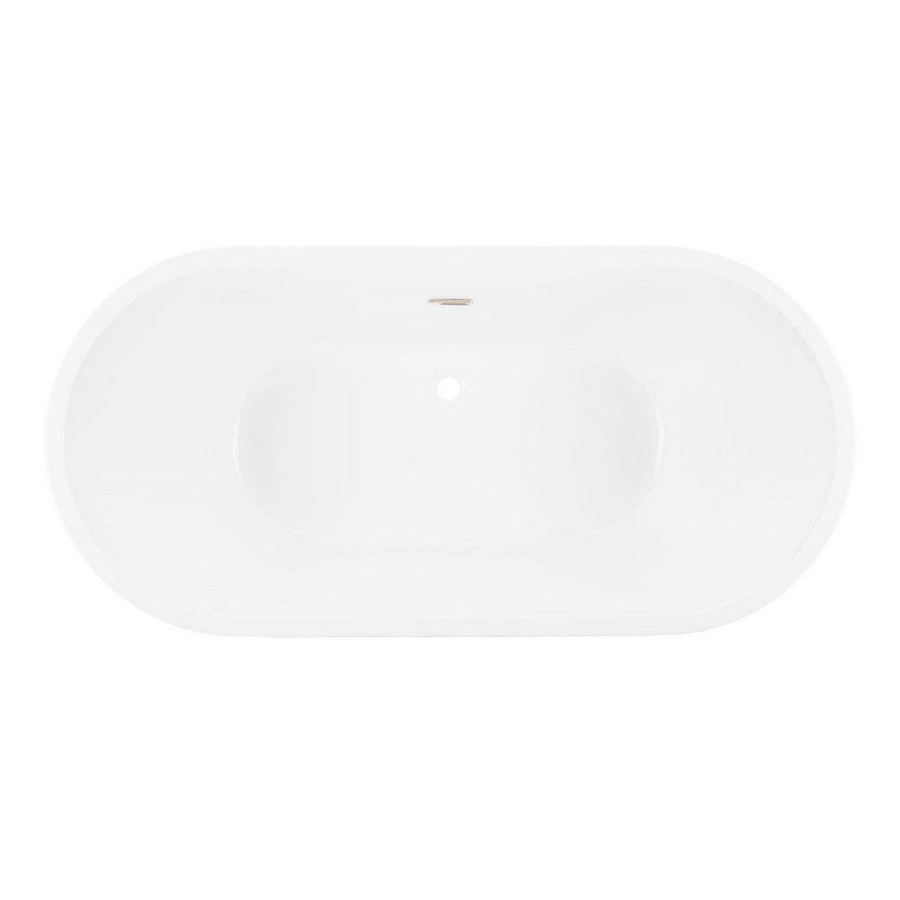 61 BOYCE ACRYLIC TUB BLACK DRAIN TRIM 