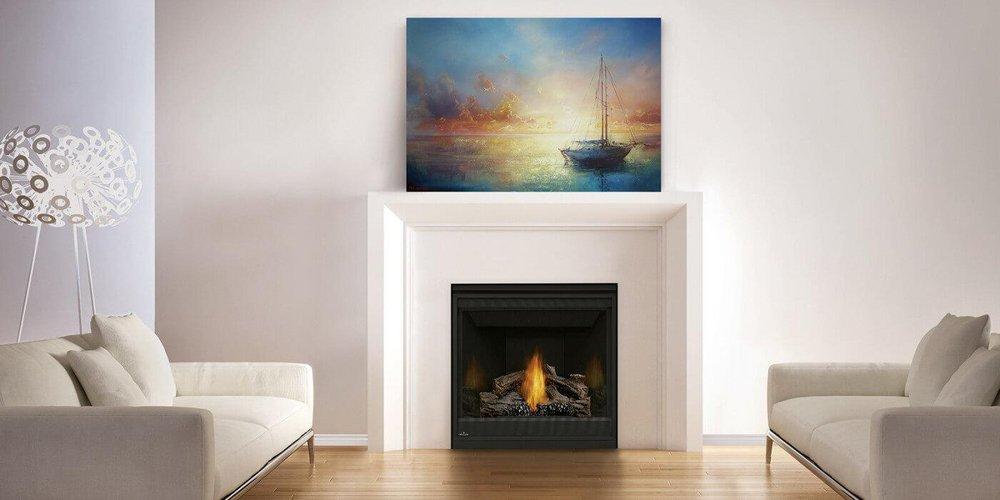 46 in. Gas Fireplace 